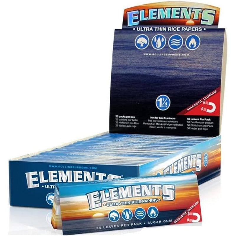 Rolling Paper | Elements |  Ultra Thin Rice | 1.25 | Millenium Smoke Shop