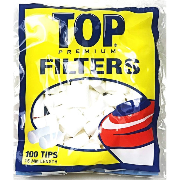 Top | Filter Tips | 15mm | 100pk | Millenium Smoke Shop