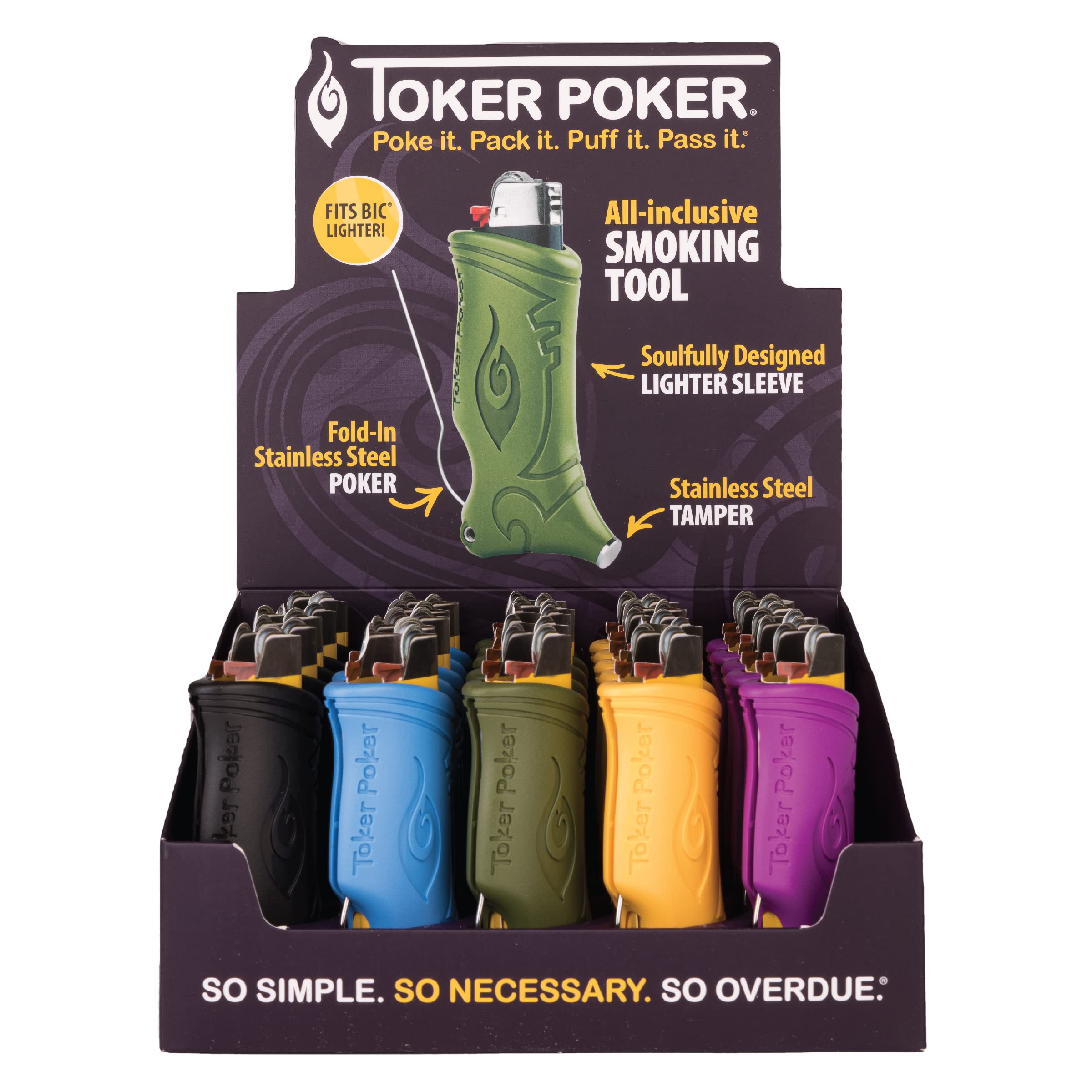 Toker Poker | Lighter Case with Poker | Millenium Smoke Shop