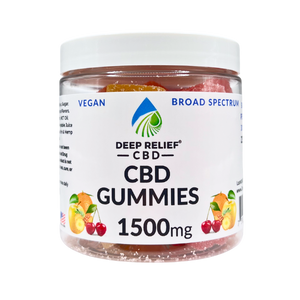 CBD | Deep Relief | 1500mg | Gummies | Asst Flavors | 30 Count