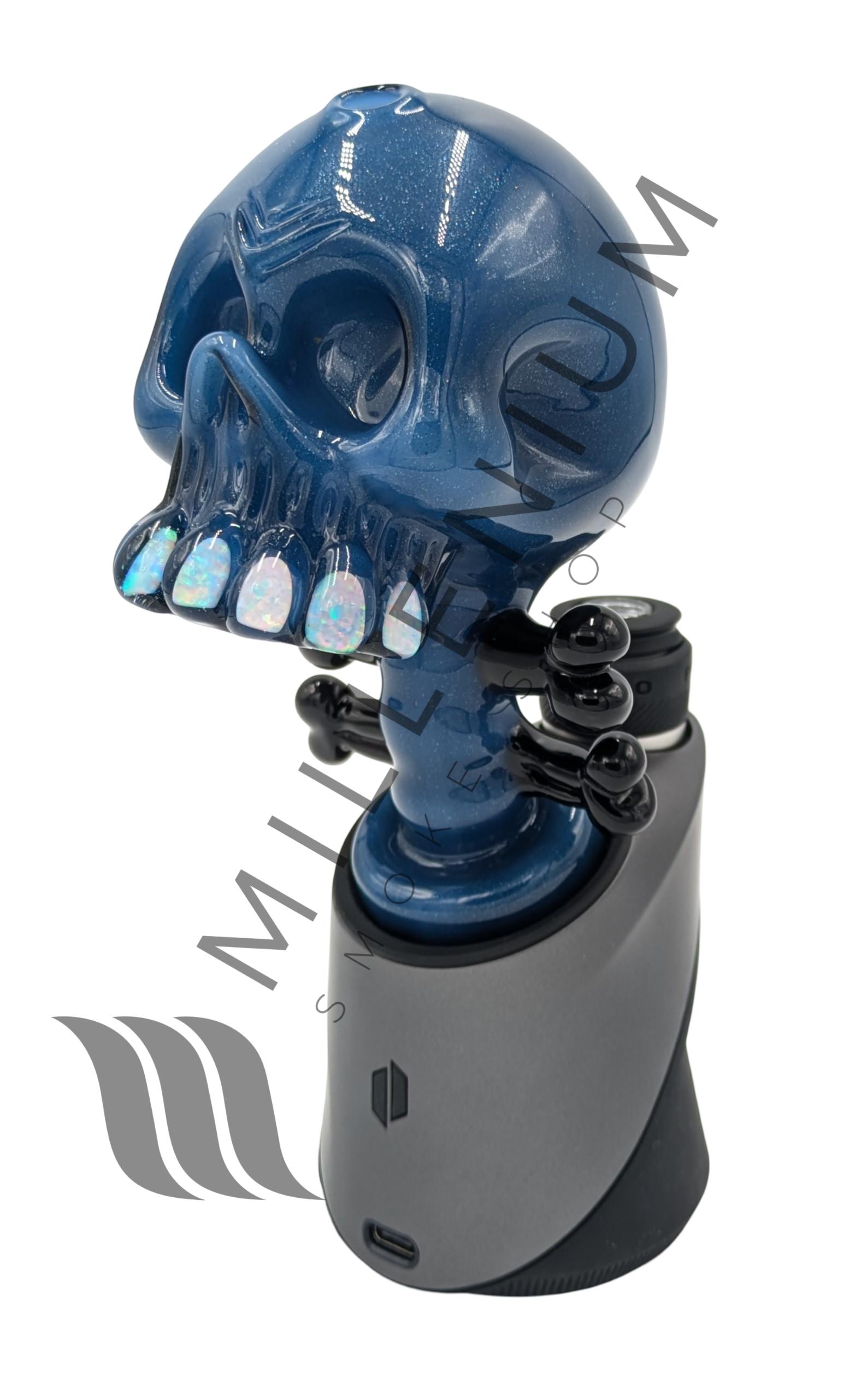 Carsten Carlile | Puffco | Dry Glass Attachment | Skull