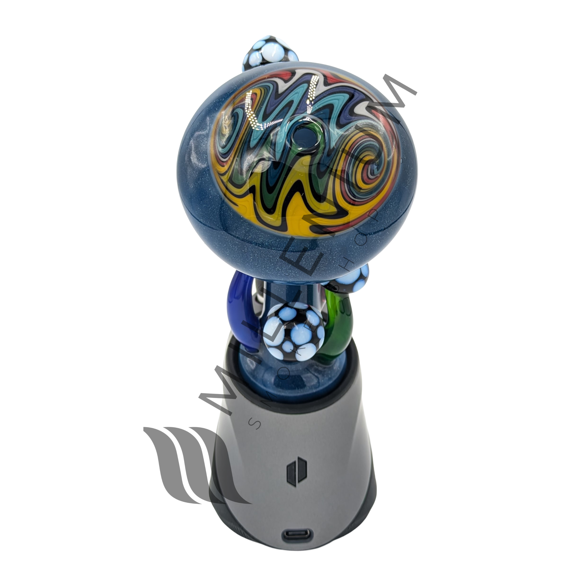 Carsten Carlile | Puffco | Dry Glass Attachment | Mushrooms