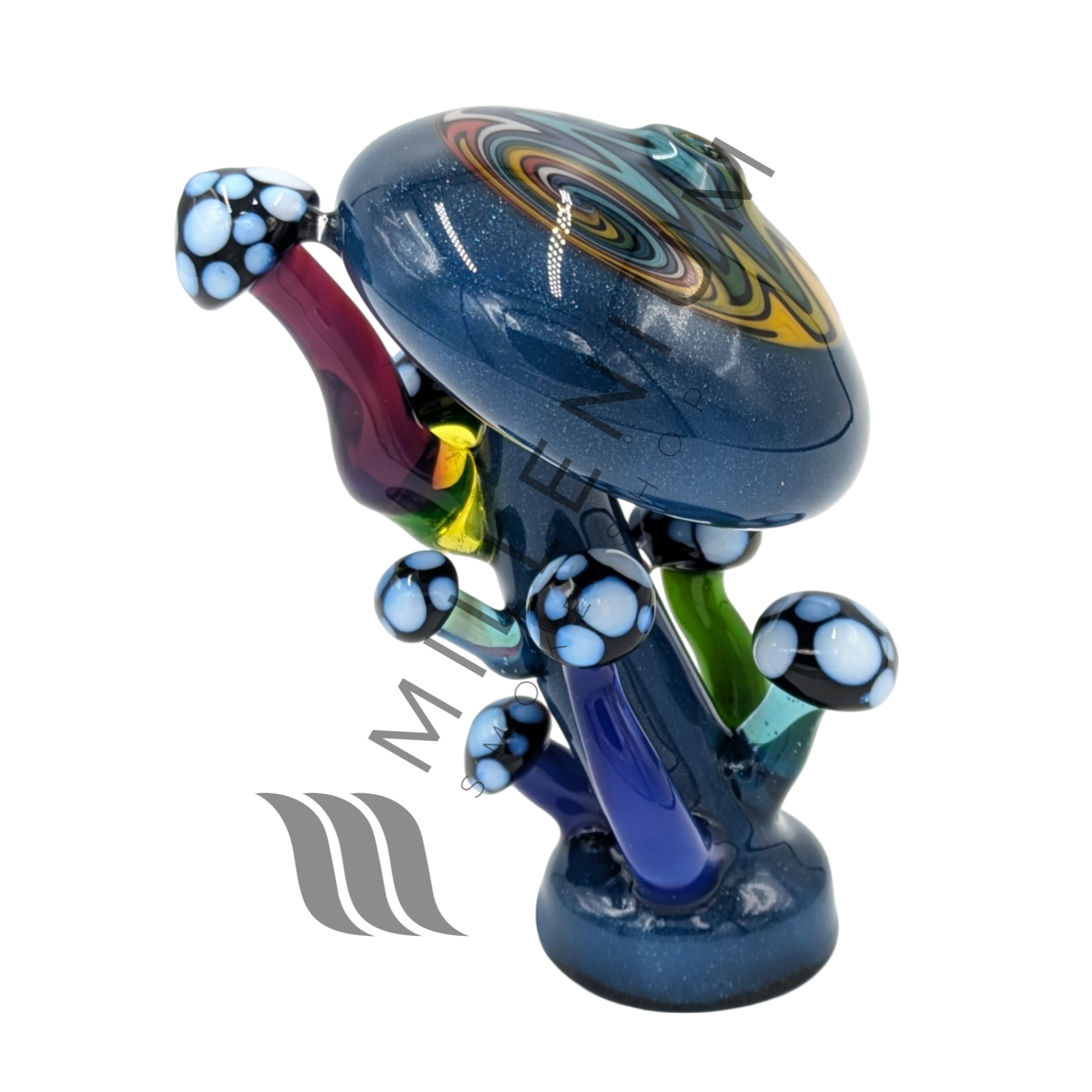 Carsten Carlile | Puffco | Dry Glass Attachment | Mushrooms