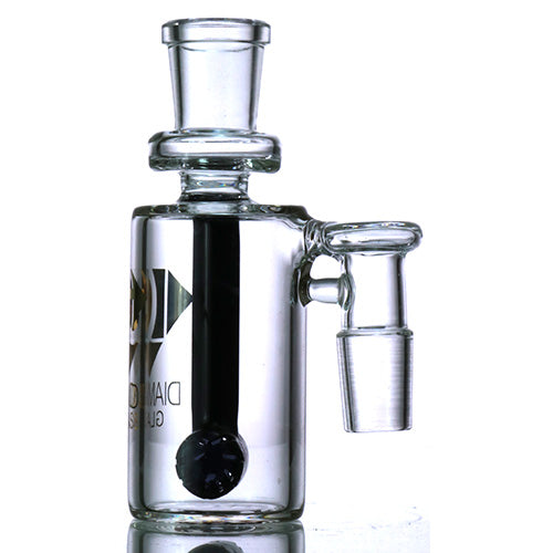 Ash Catcher | Diamond Glass | DGA095-14/90BK | Black | 14MM | Millenium Smoke Shop