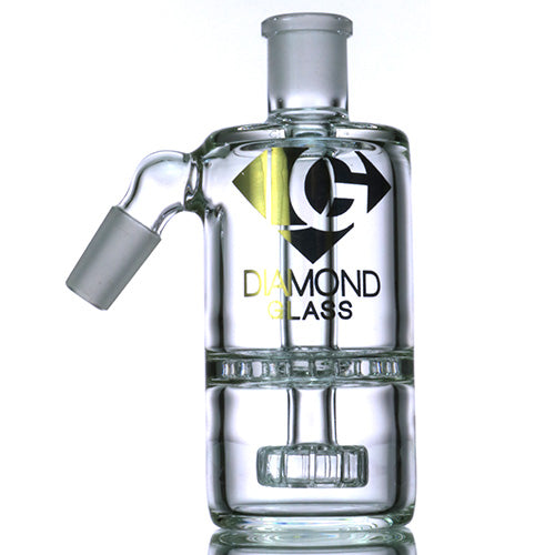 Ash Catcher | Diamond Glass | DGA161-1445T | Turquoise | 14mm | 45° | Millenium Smoke Shop