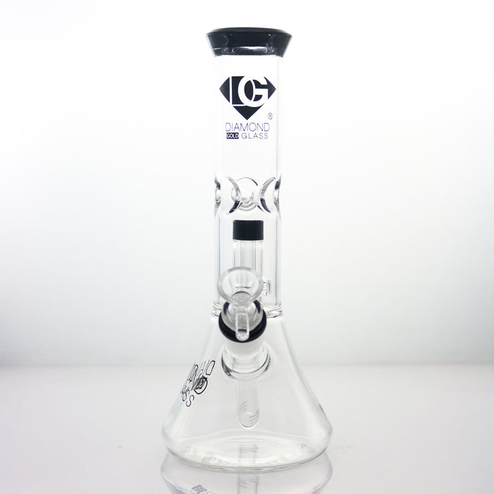 Waterpipe | Diamond Glass | DGW1008-1BK | 14mm | Millenium Smoke Shop