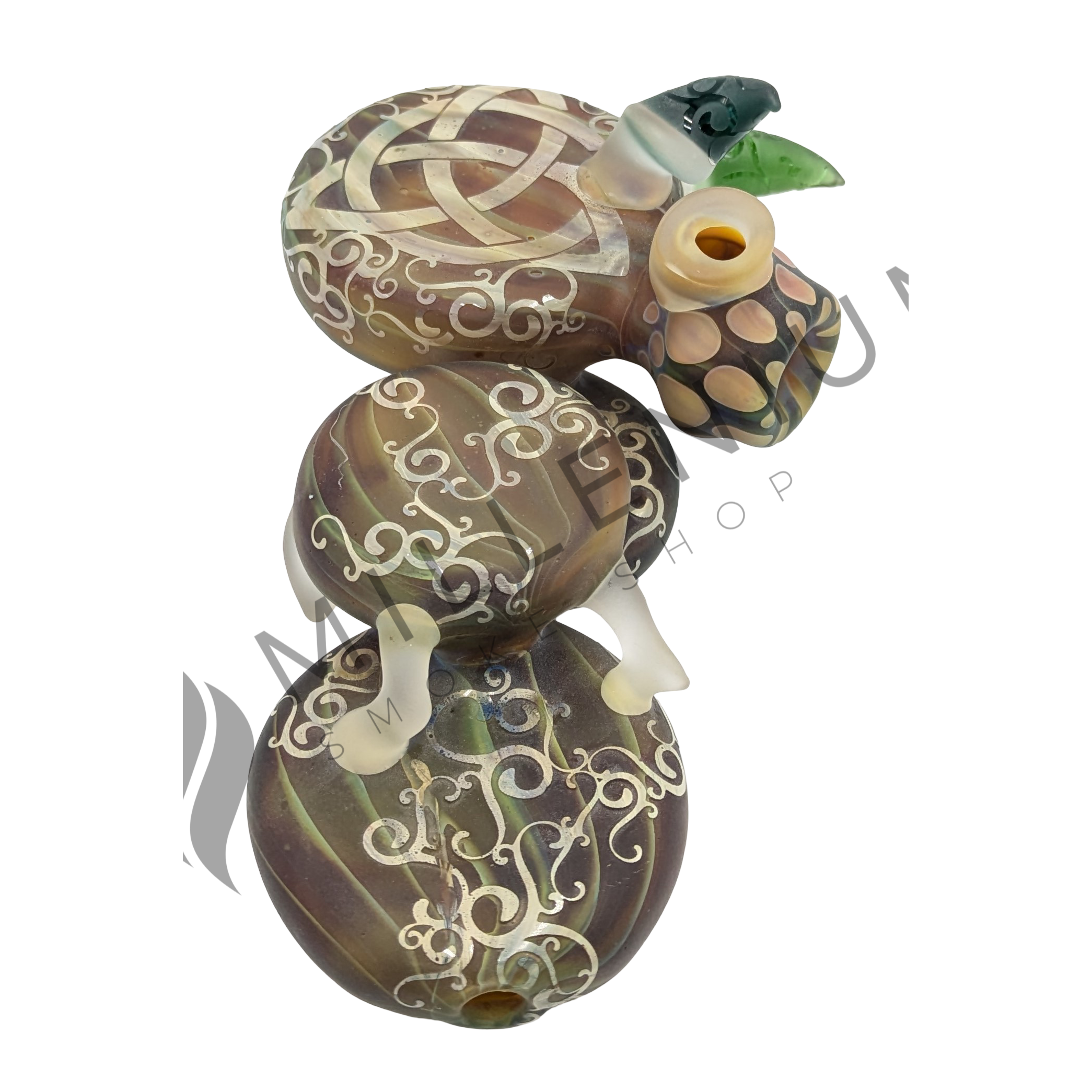 Bubbler | DJ Glass | Sandblasted