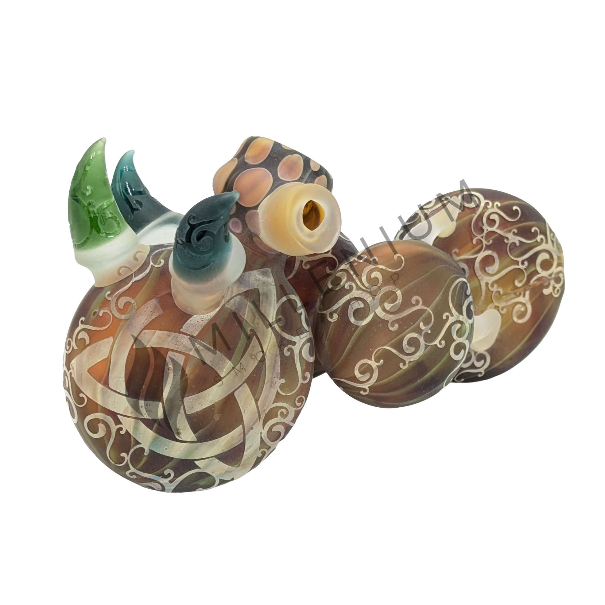 Bubbler | DJ Glass | Sandblasted