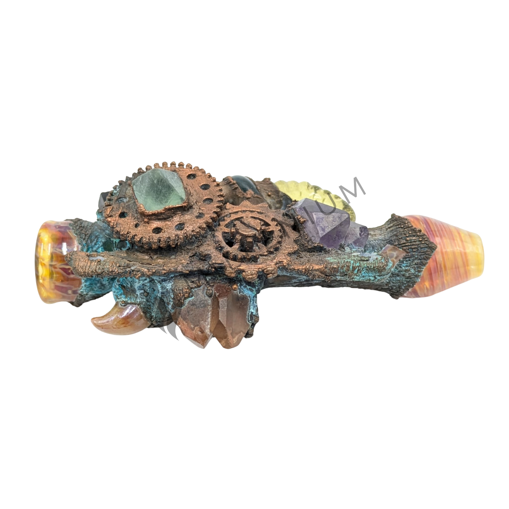 Glass Pipe | DJ Glass | Chillum | Electroplated | B
