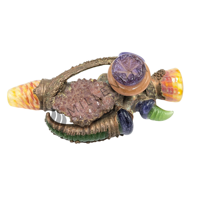 Glass Pipe | DJ Glass | Chillum | Electroplated | E