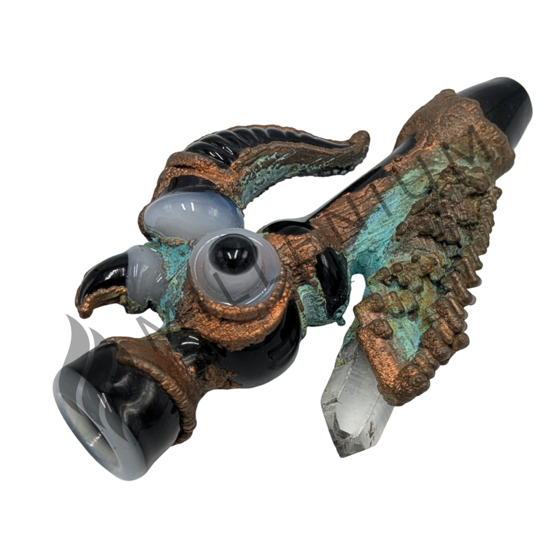 Glass Pipe | DJ Glass | Chillum | Electroplated | G