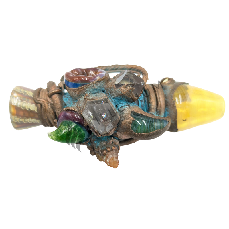 Glass Pipe | DJ Glass | Chillum | Electroplated | J