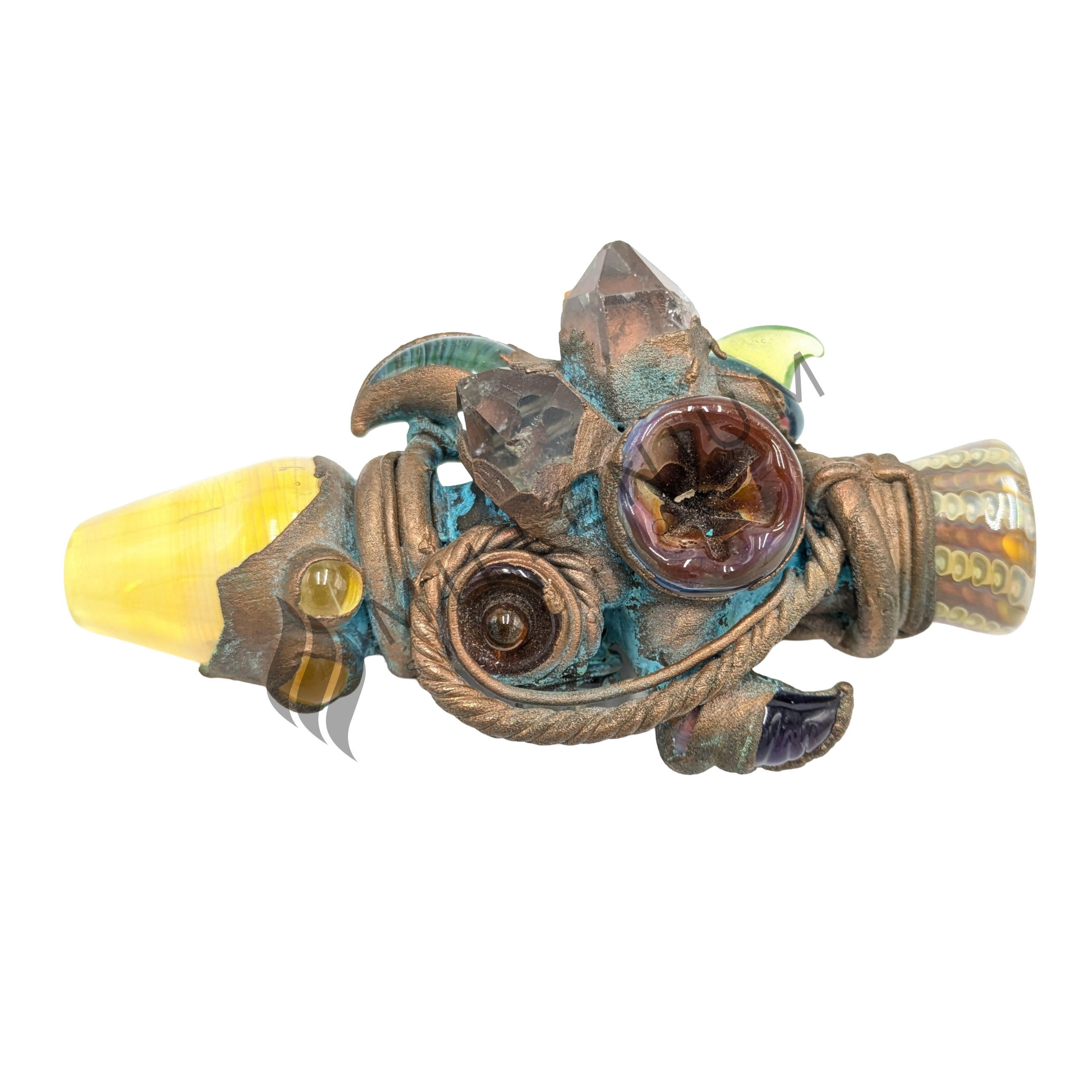 Glass Pipe | DJ Glass | Chillum | Electroplated | J