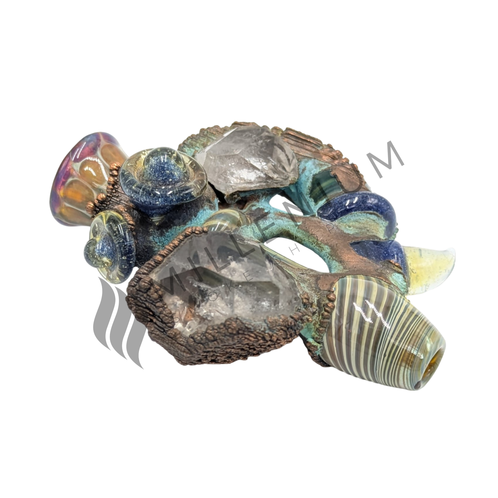 Glass Pipe | DJ Glass | Chillum | Electroplated | A