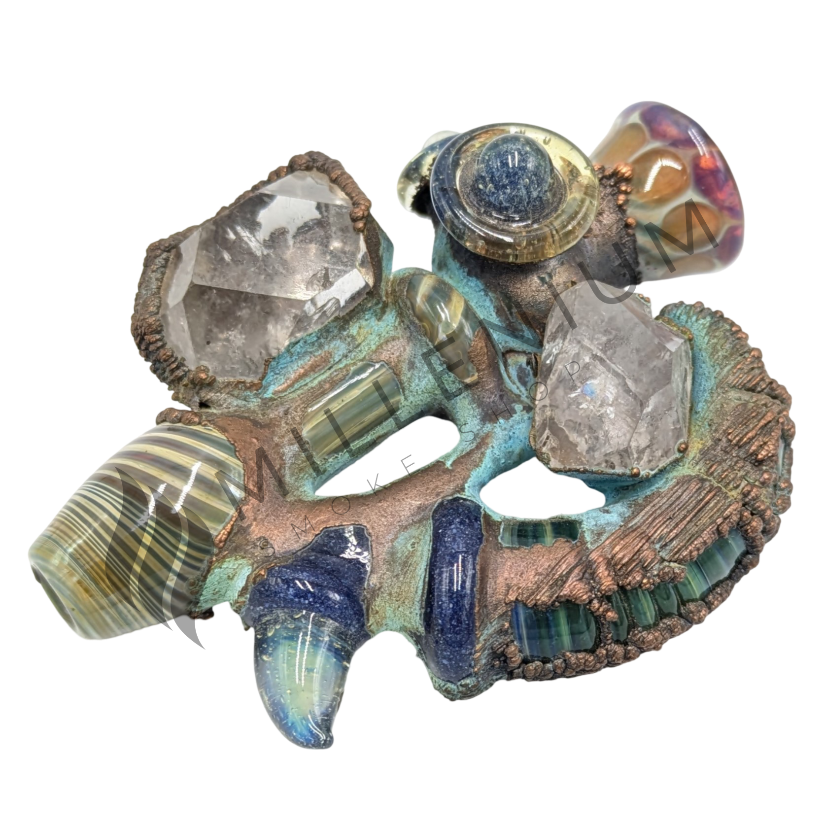 Glass Pipe | DJ Glass | Chillum | Electroplated | A