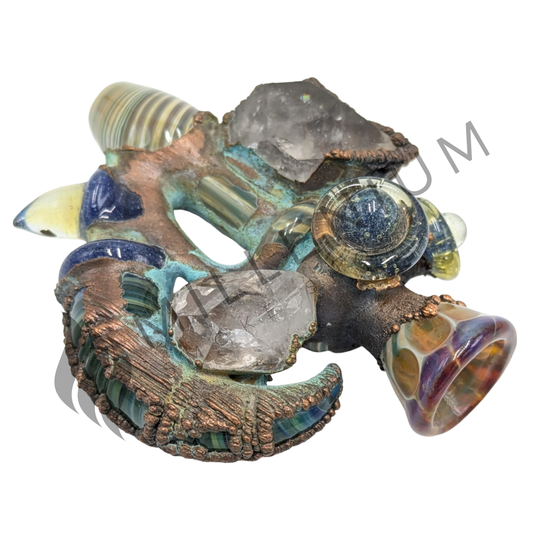 Glass Pipe | DJ Glass | Chillum | Electroplated | A