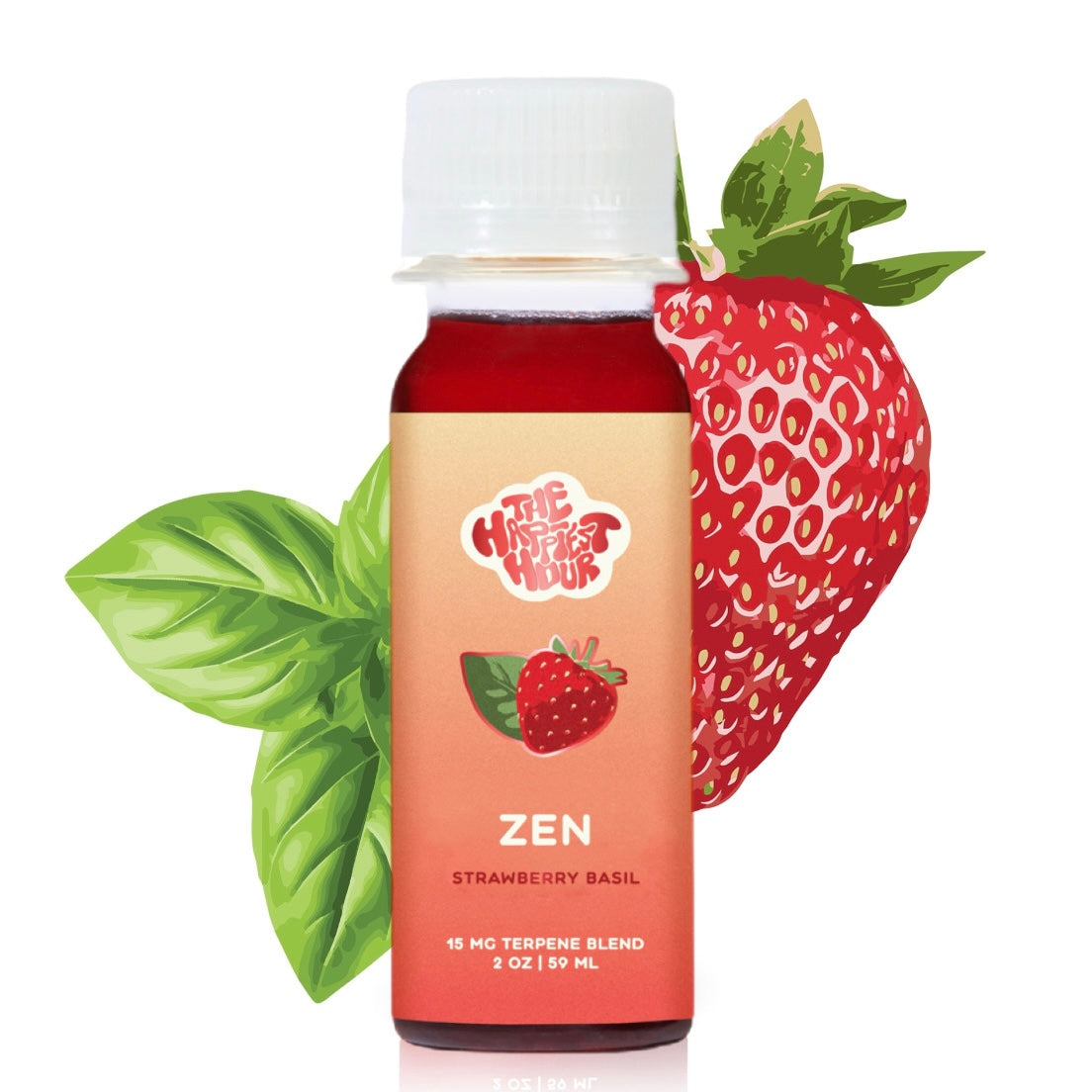 The Happiest Hour | Strawberry Basil | 2oz