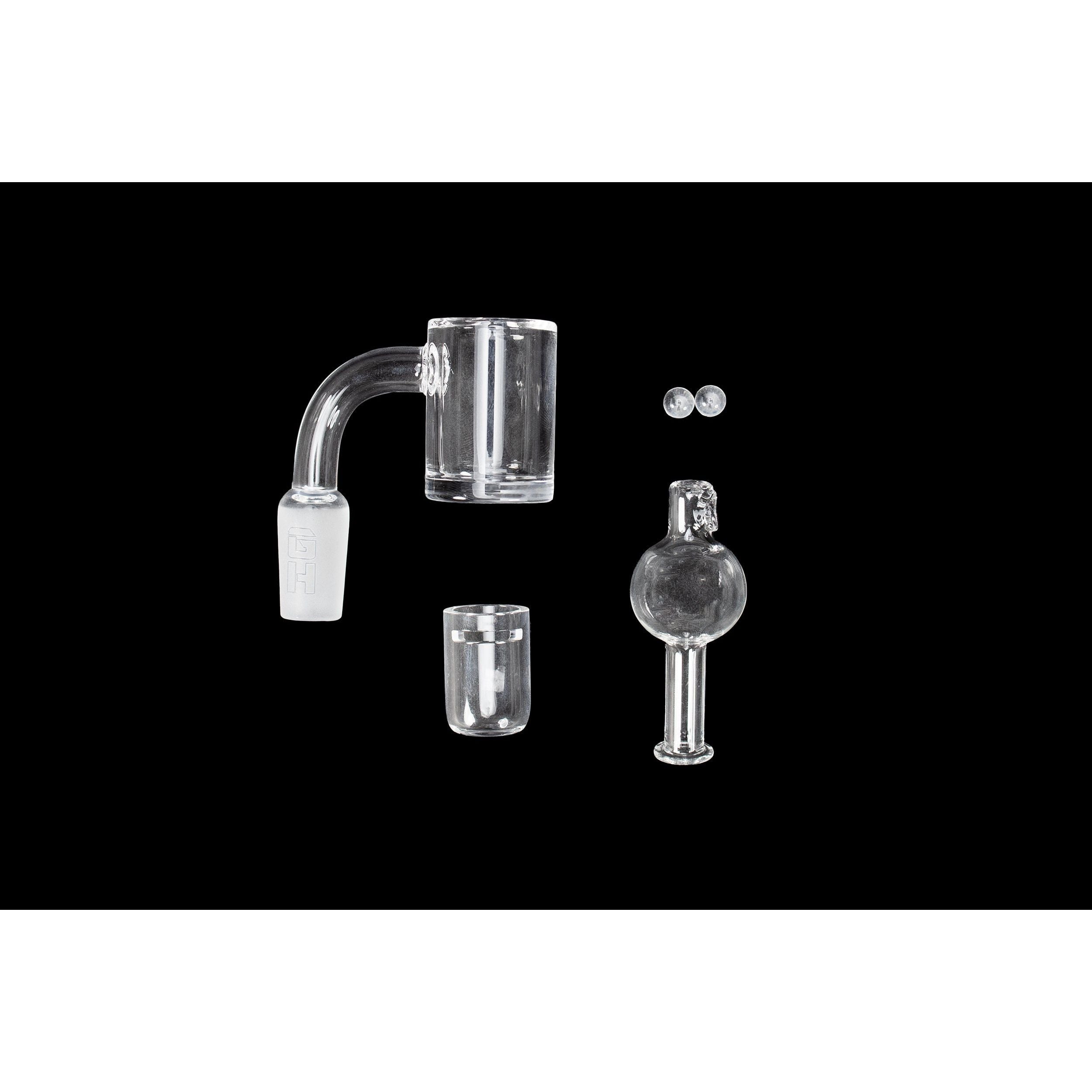 Glass House | Fire Set Flat Top 25mm Cup | GHQ-4-90-14 Male | Millenium Smoke Shop