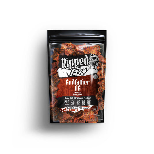 Beef Jerky | Ripped | 2.5oz | 20Grm Protien | Millenium Smoke Shop