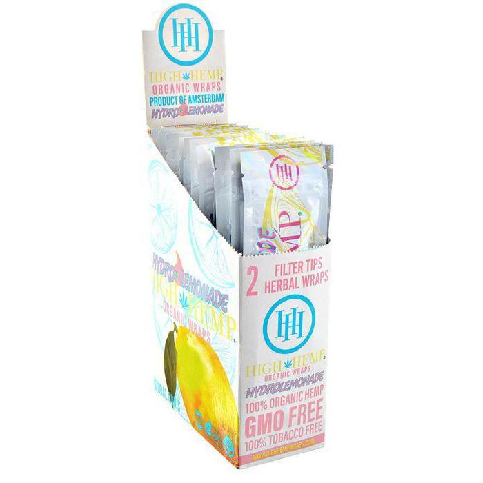 Wraps| High Hemp organic 2 pack| Hydro lemonade