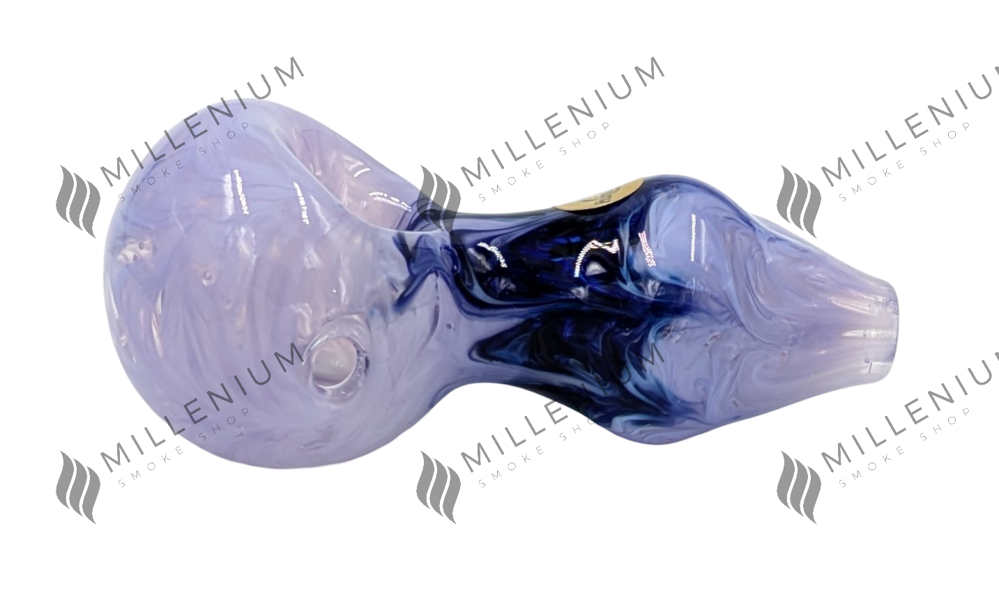 Glass Pipe | Humboldt Glass | Two Color Bulb Swirl