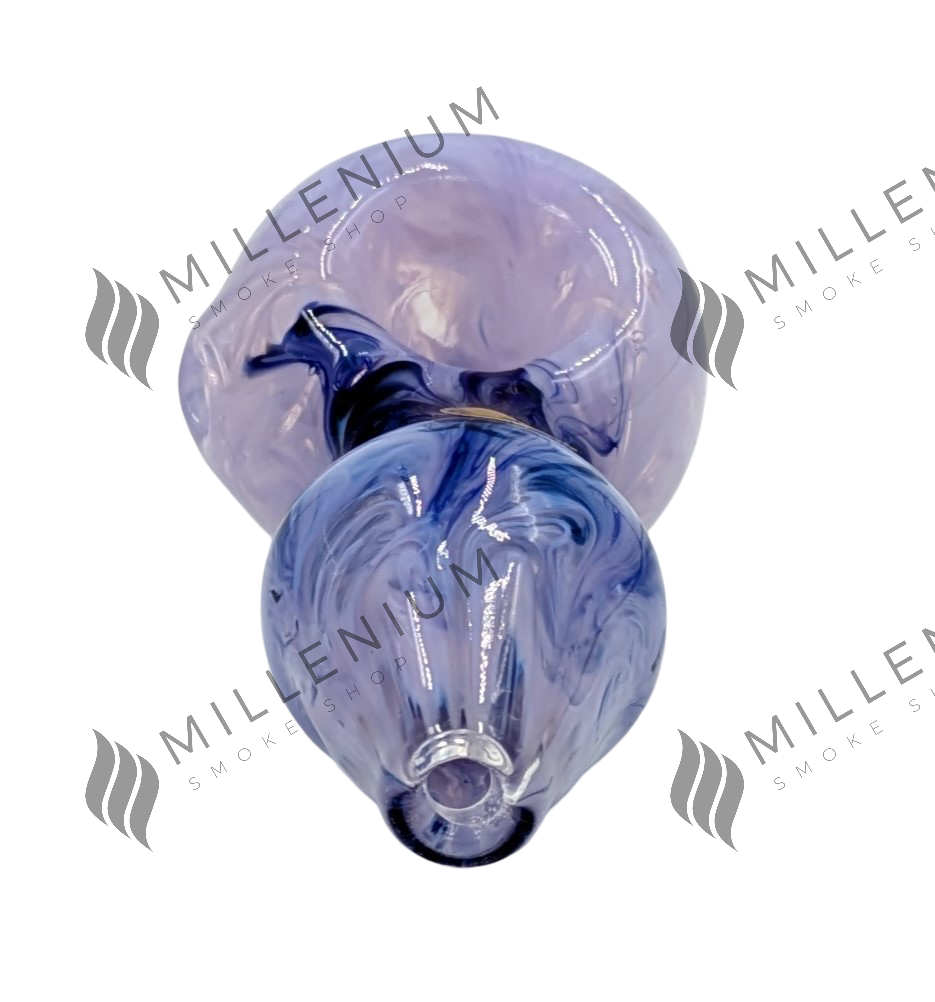 Glass Pipe | Humboldt Glass | Two Color Bulb Swirl