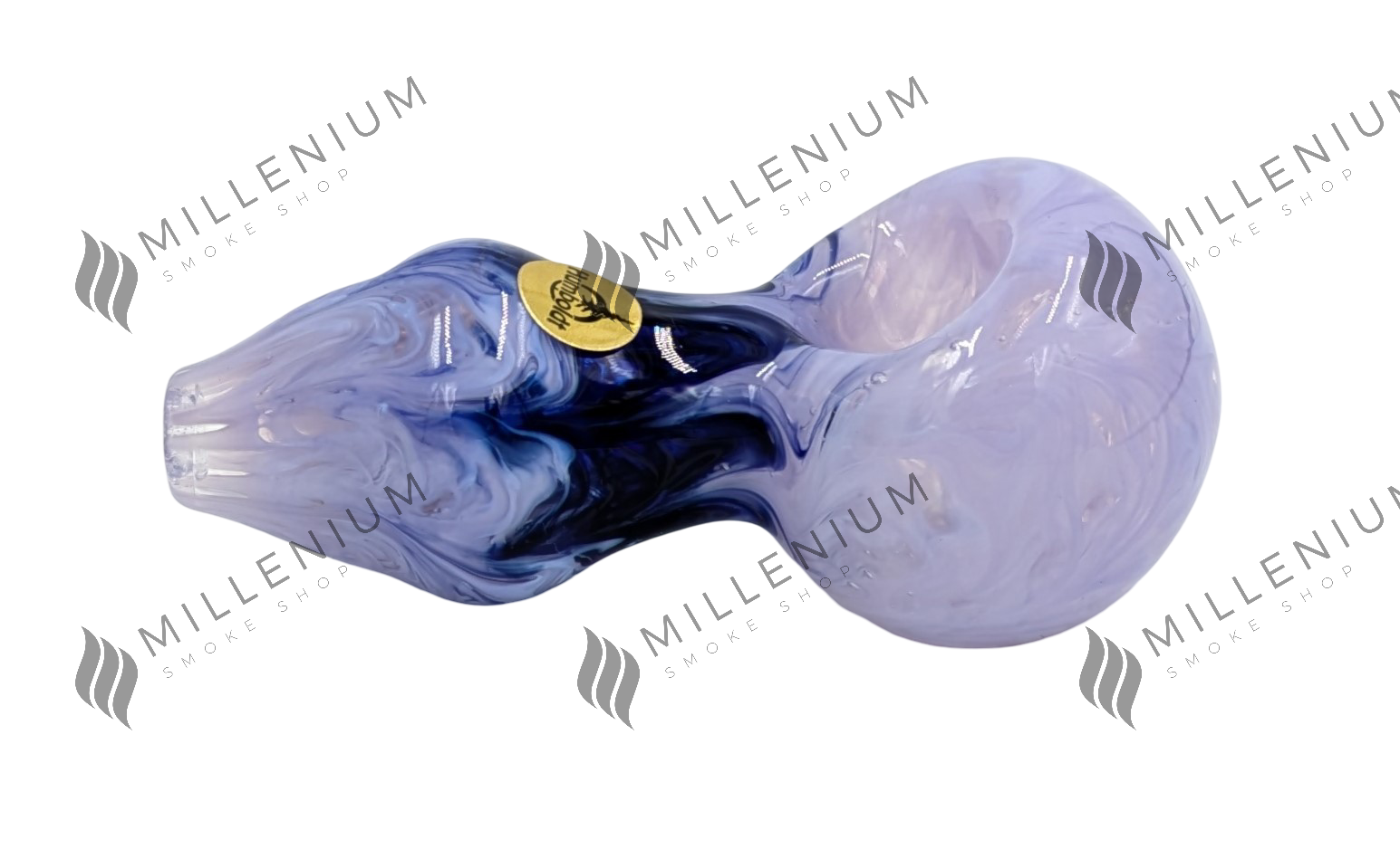 Glass Pipe | Humboldt Glass | Two Color Bulb Swirl
