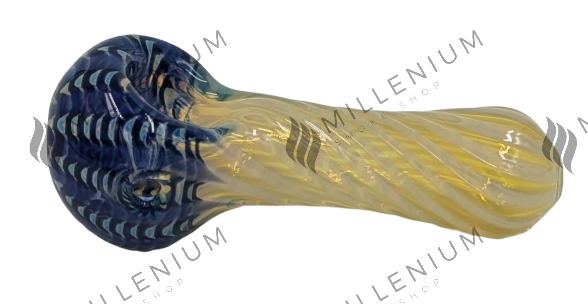 Glass Pipe | Humboldt Glass | Fumed Ribbed Lines