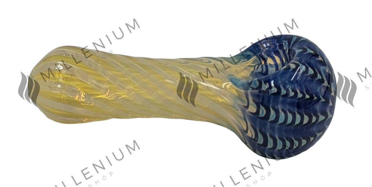 Glass Pipe | Humboldt Glass | Fumed Ribbed Lines