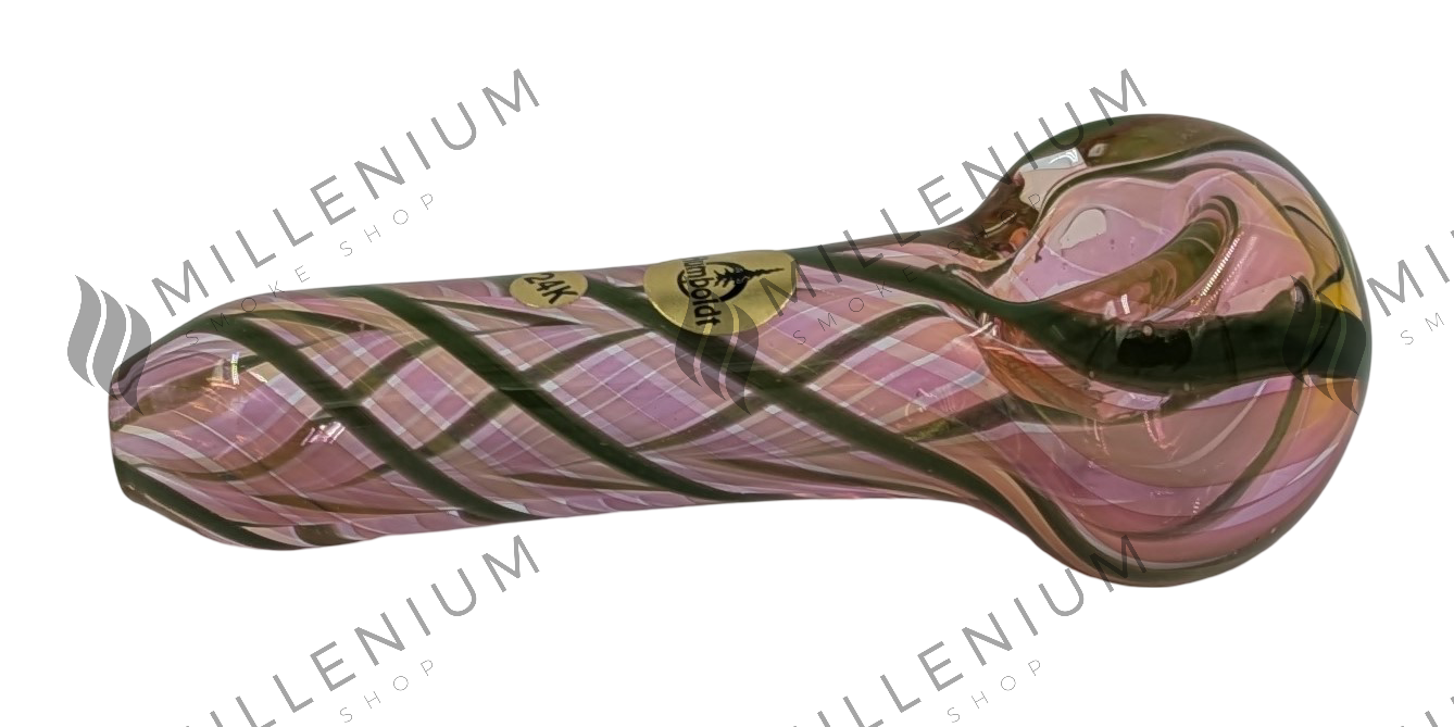 Glass Pipe | Humboldt Glass | Gold Lines | Assorted