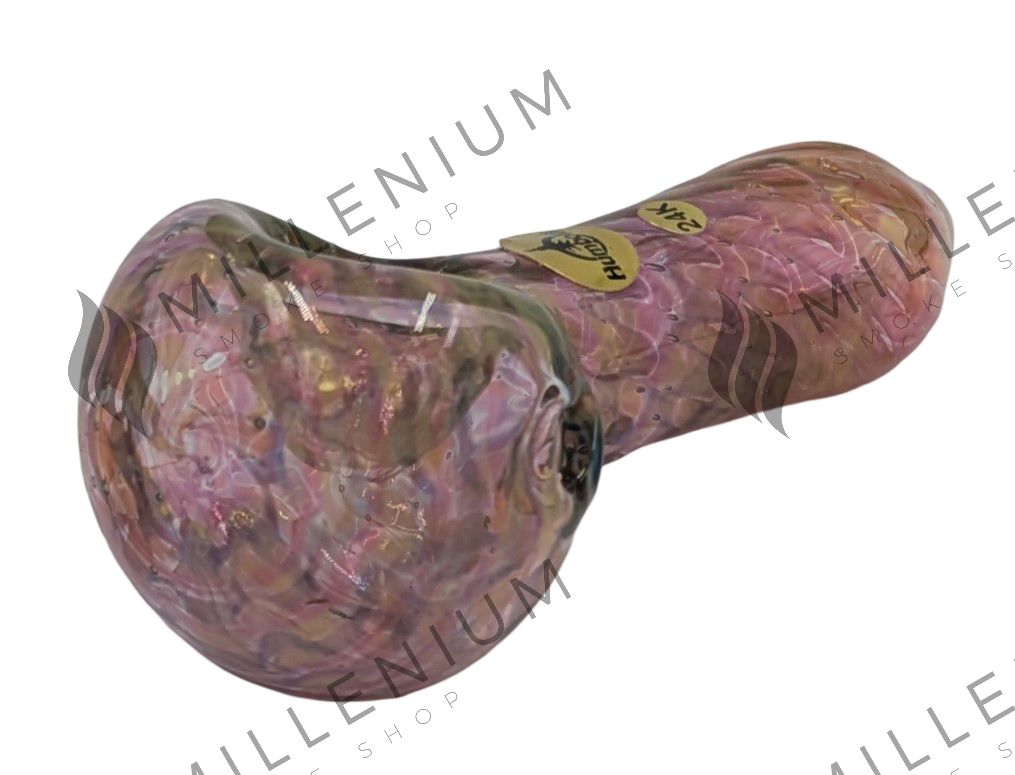 Glass Pipe | Humboldt Glass | Gold Wrap & Rake | Assorted