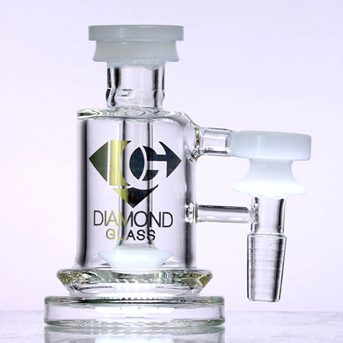 Ash Catcher | Diamond Glass | DGA1058-1490 | 14mm | 90° | Millenium Smoke Shop