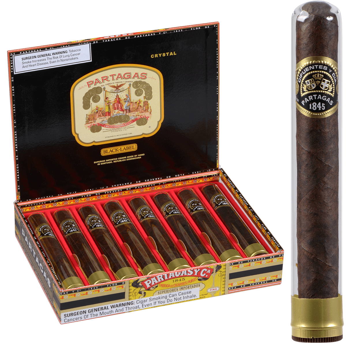 Cigar | Partagas | Black Label Crystal |