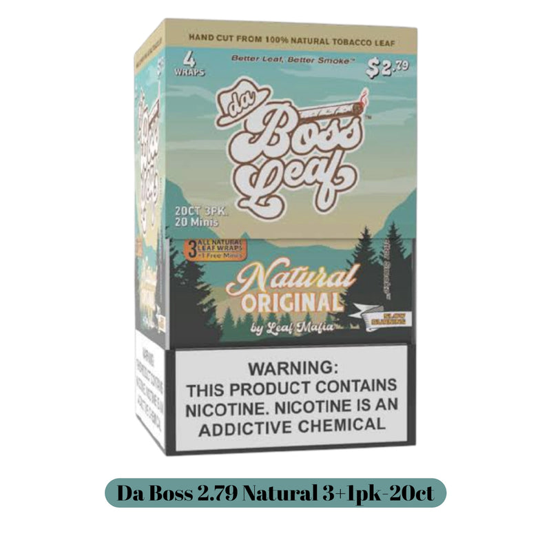 Wraps | Da Boss Leaf | 3Pack