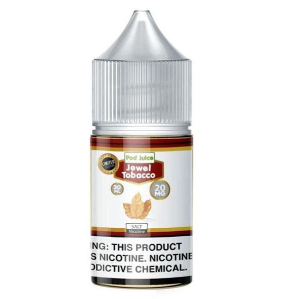 Pod Juice Salt Nic E-Juice - Jewel Tobacco | Millenium Smoke Shop