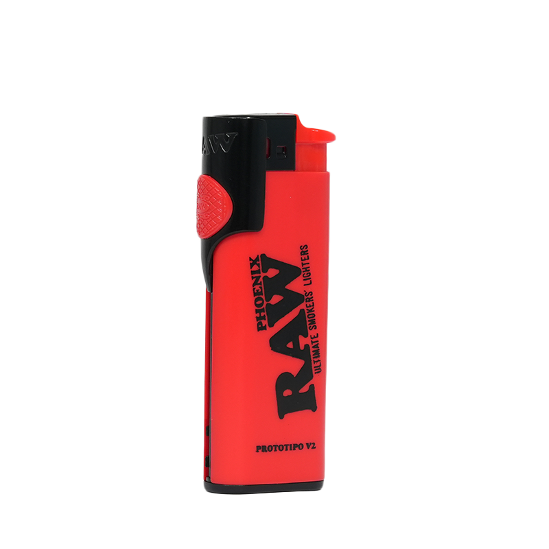Lighter | Raw  Phoenix | Red/Blk | Refillable | Wind Guard