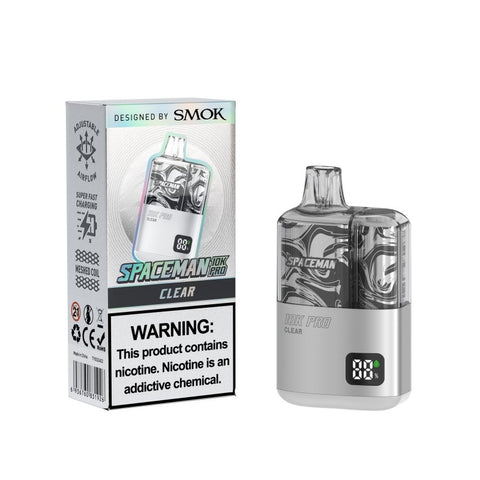 Spaceman | Smok | Clear | 10k Disposable | Millenium Smoke Shop