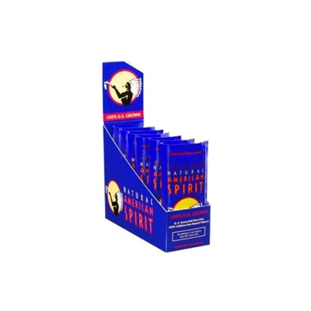 American Spirit | Pouch | Dark Blue | 40grm | Millenium Smoke Shop