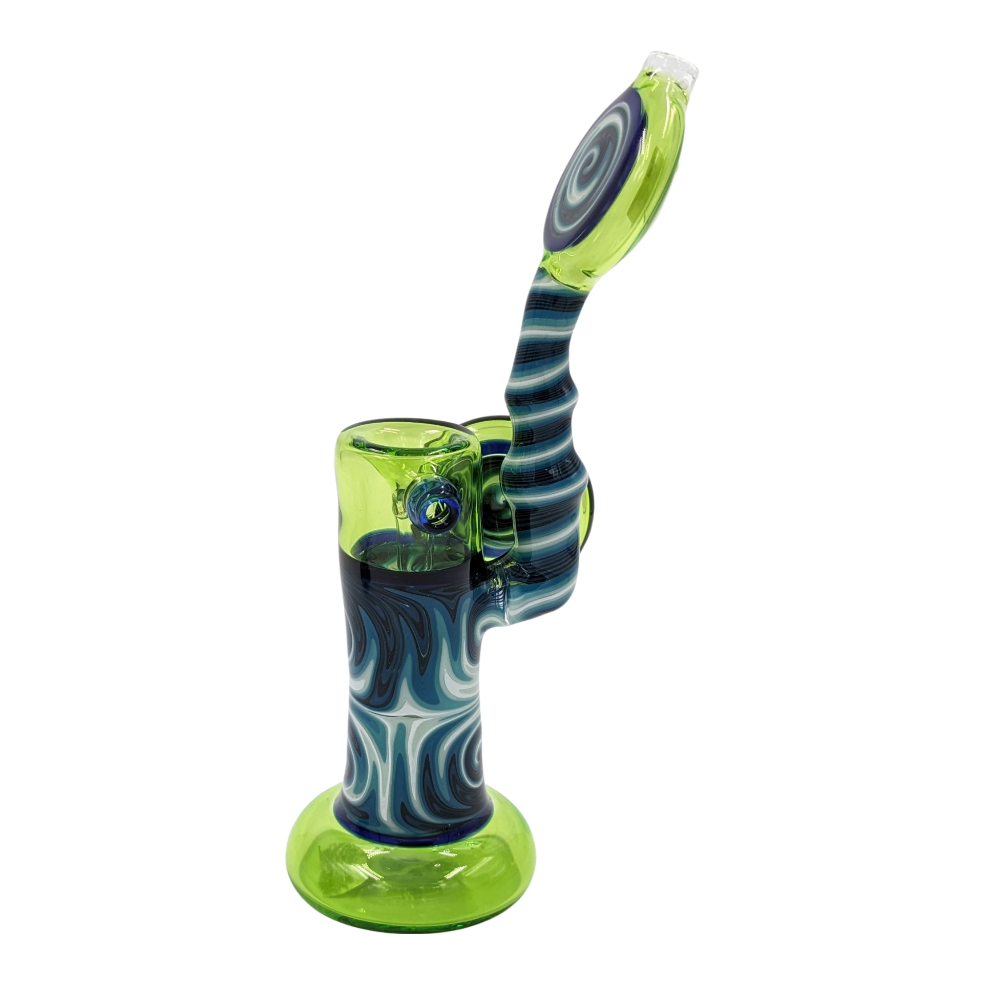 Bubbler | Realazation Glass| Reversal Line Work | Millenium Smoke Shop