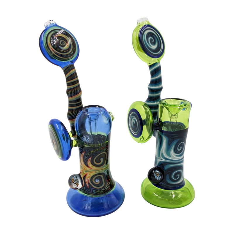 Bubbler | Realazation Glass| Reversal Line Work | Millenium Smoke Shop