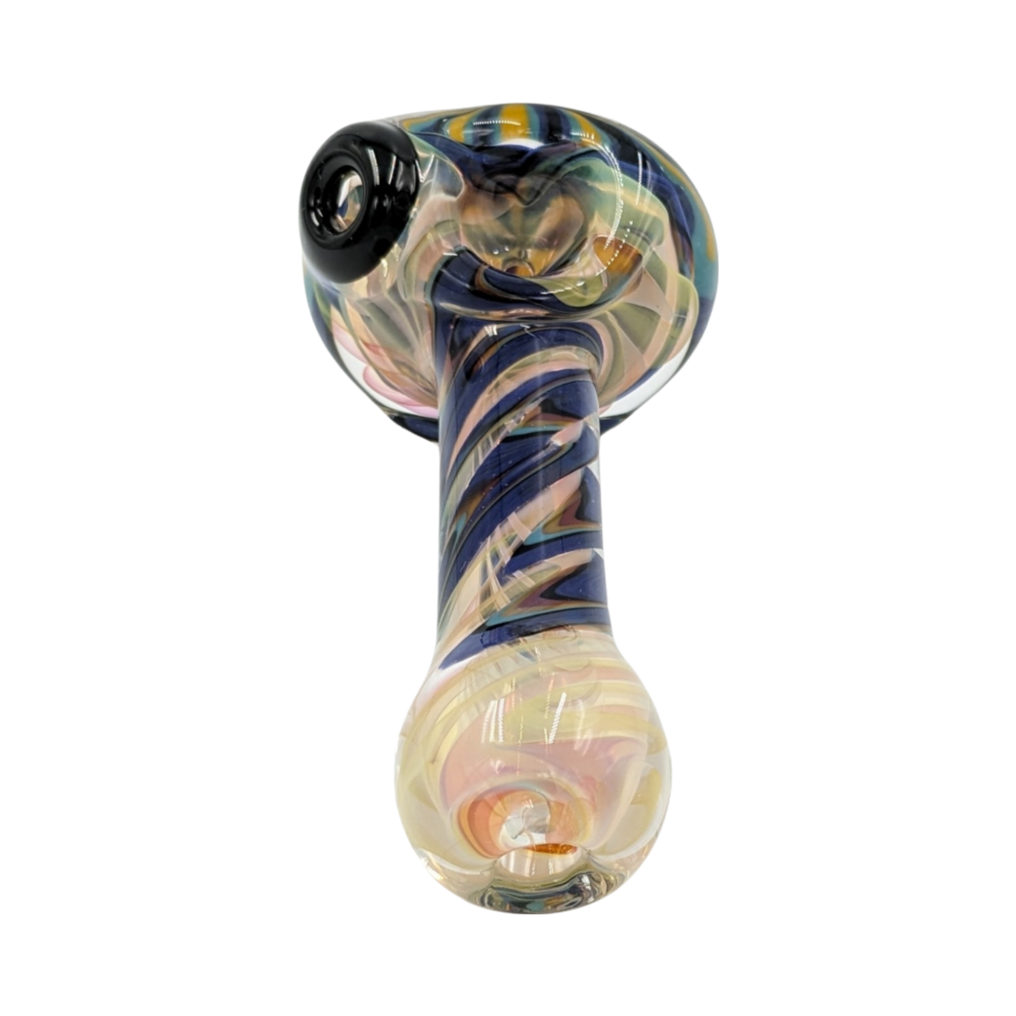 Glass Pipe | Talent Glass Works | Spoon | Color Flower | COFLSP | Millenium Smoke Shop
