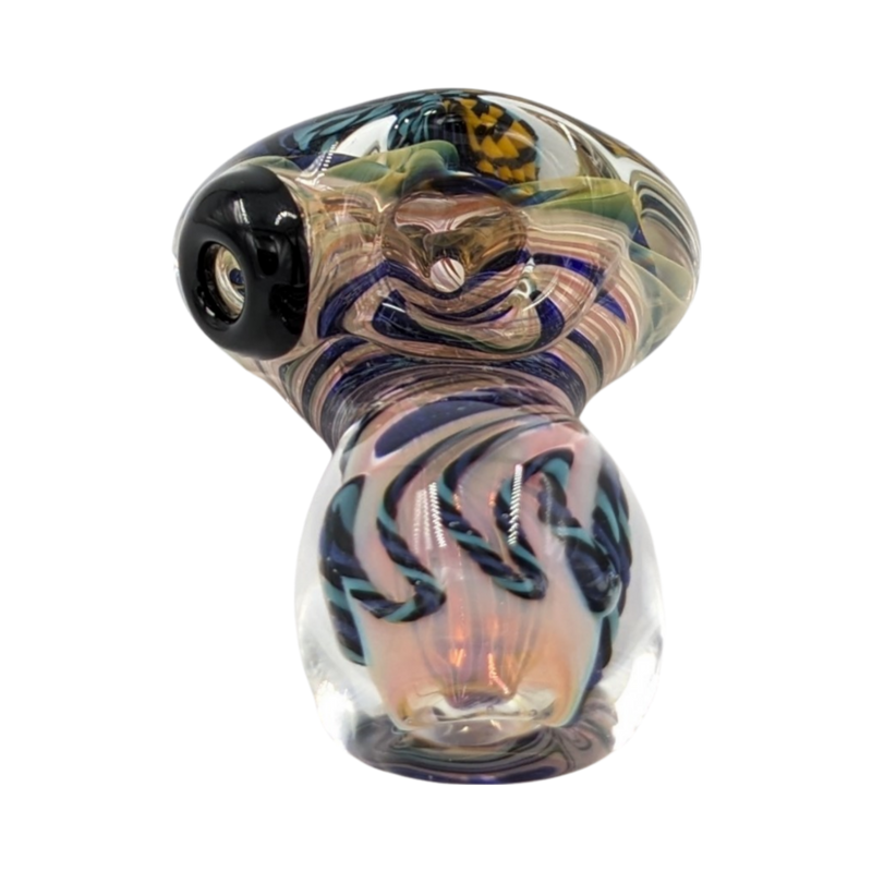 Glass Pipe | Talent Glass Works | Sherlock | Reticello w/ Dichro | DIRETSH | Millenium Smoke Shop