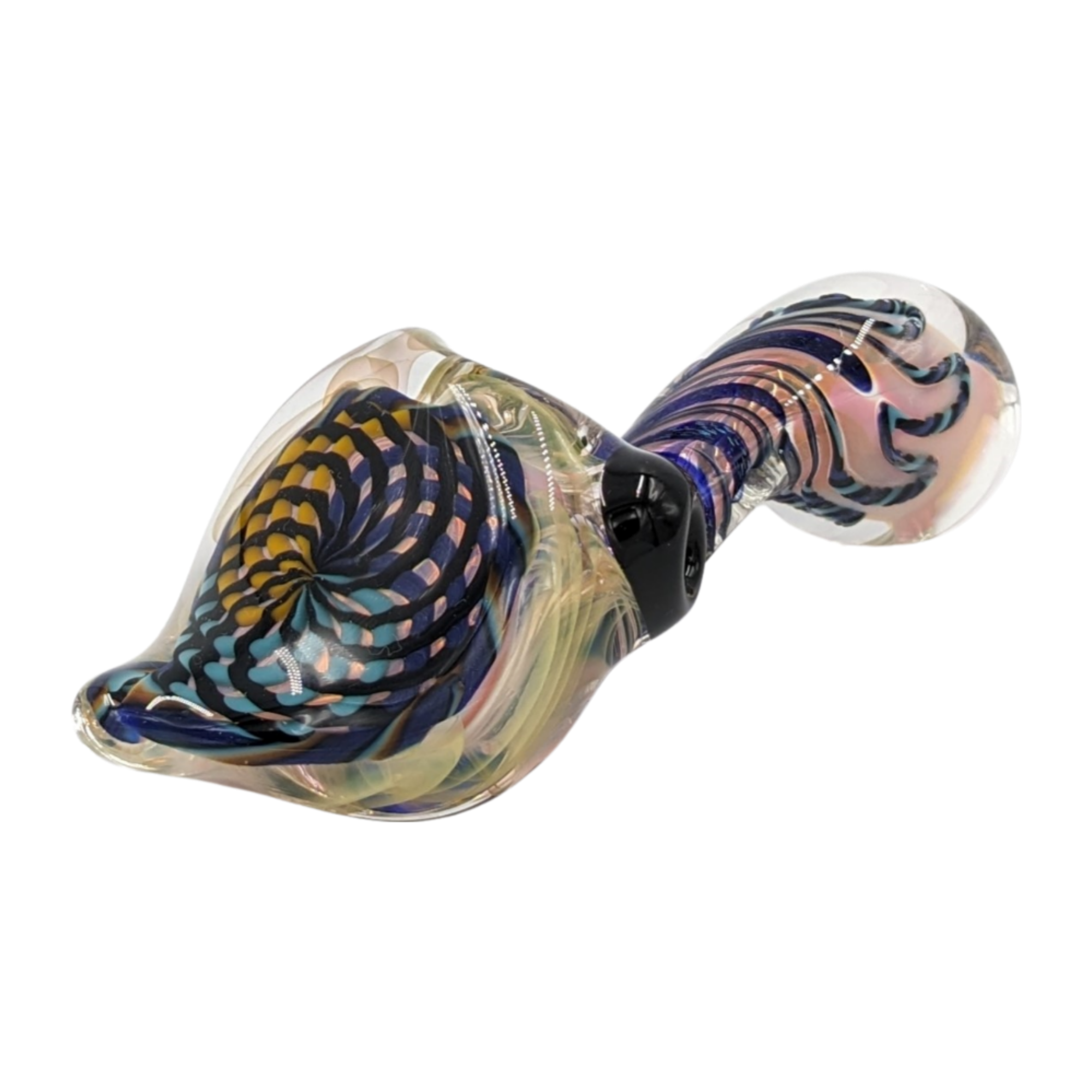 Glass Pipe | Talent Glass Works | Sherlock | Reticello w/ Dichro | DIRETSH | Millenium Smoke Shop