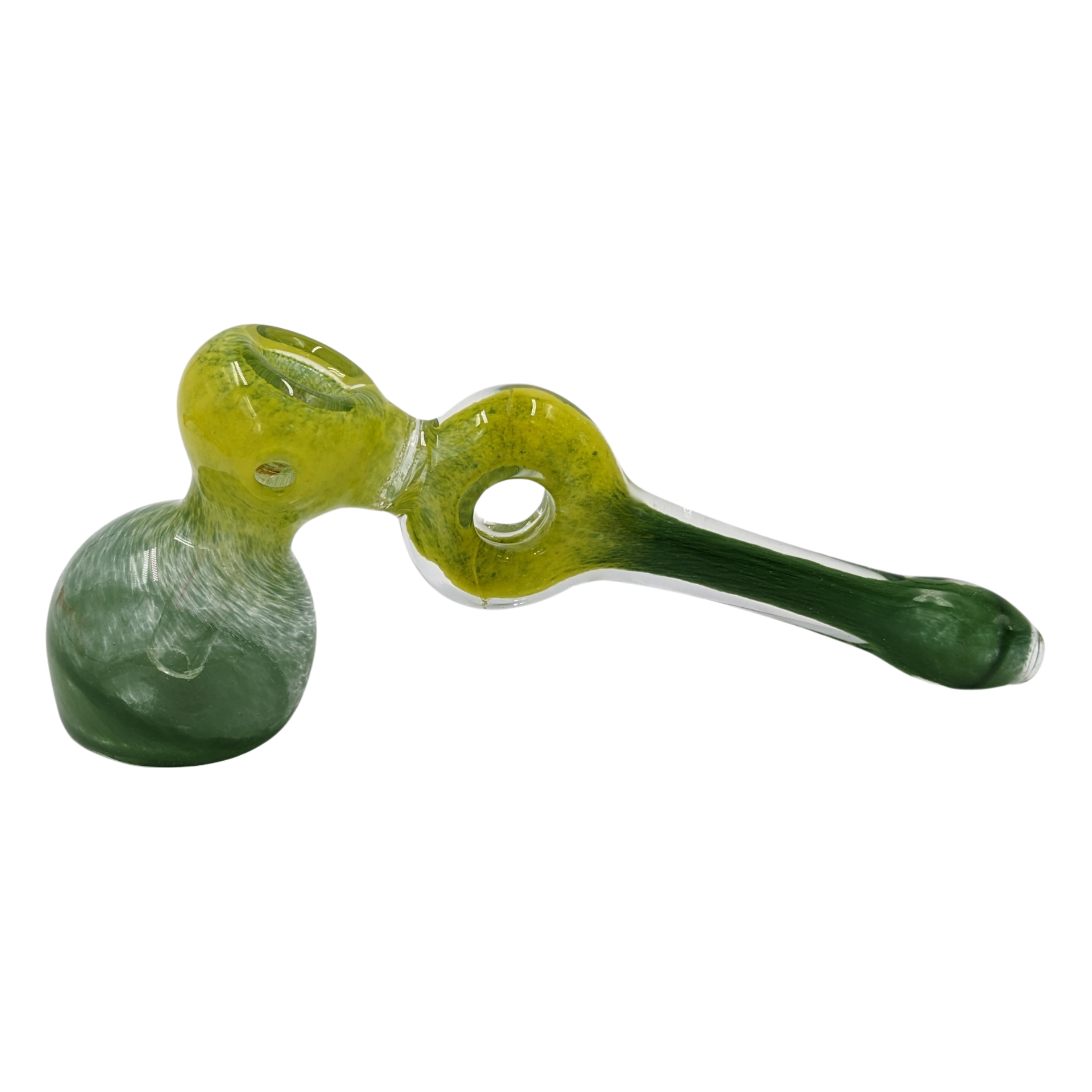 Bubbler | Realazation Glass | Donut Hammer | Frit | Asst Colors | Millenium Smoke Shop
