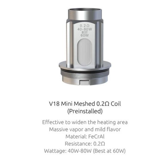 Smok: V18 Mini Coil Mesh 0.2 ohm | Millenium Smoke Shop