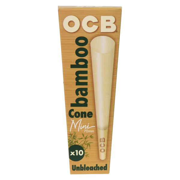 Cones | OCB Bamboo  Mini | Unbleached 10pk | Millenium Smoke Shop