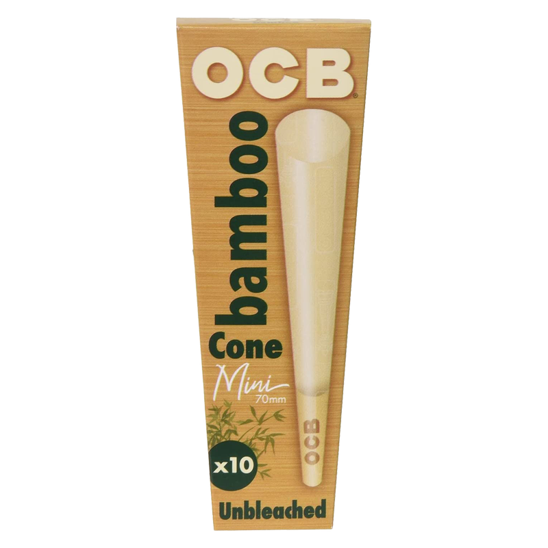 Cones | OCB Bamboo  Mini | Unbleached 10pk | Millenium Smoke Shop