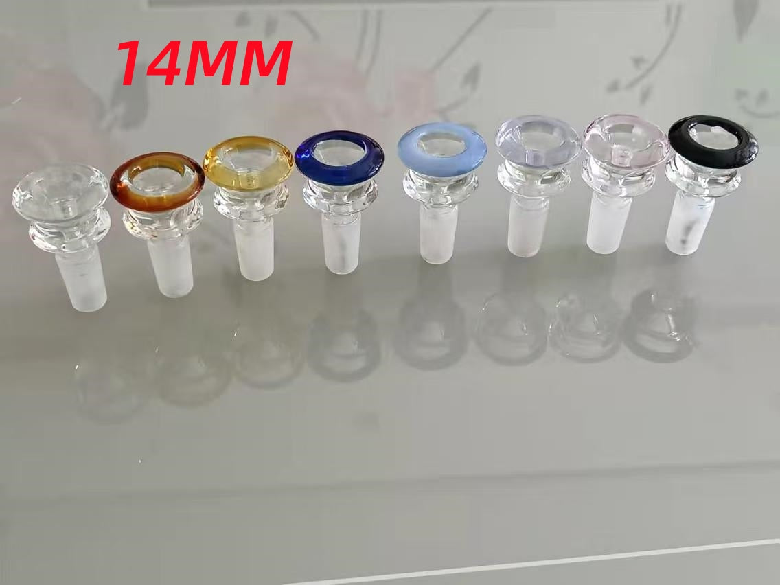 Bowl: $15-14mm Clear w/ Colored Rim