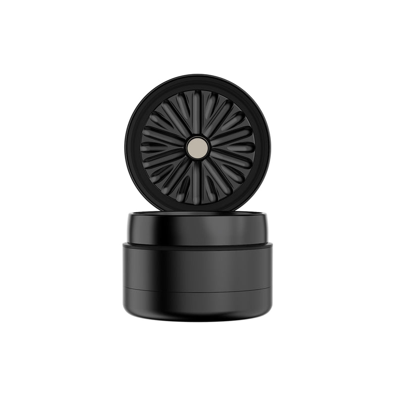 Grinder | Flower Mill | Premium 2.5" | Black