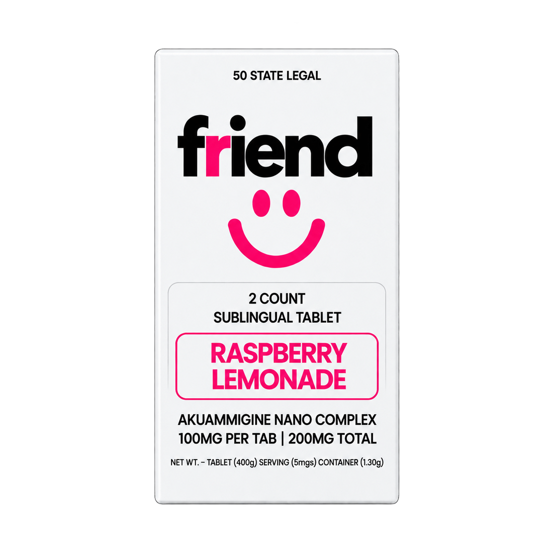 Friend | Akuammigine Nano Complex | 100mg | 2ct
